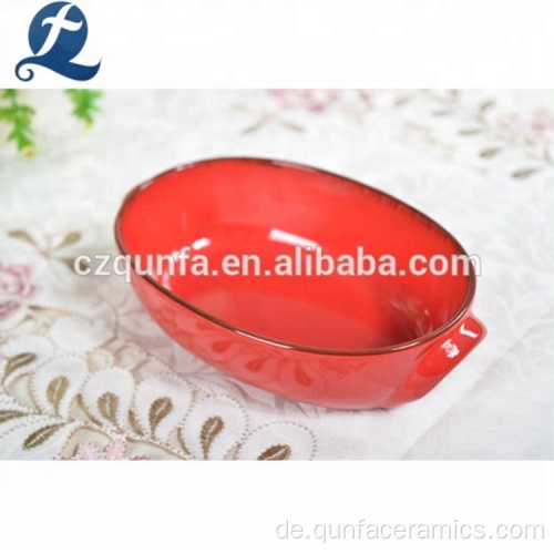 Professionelle Feste Farbe Oval Backpfanne Snack Backware